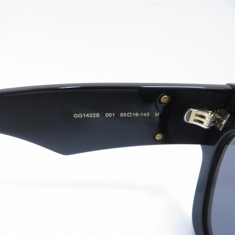 GUCCI | グッチ サングラス GG1422S サイズ：55□19 145 ブラック【瀬戸大橋店】