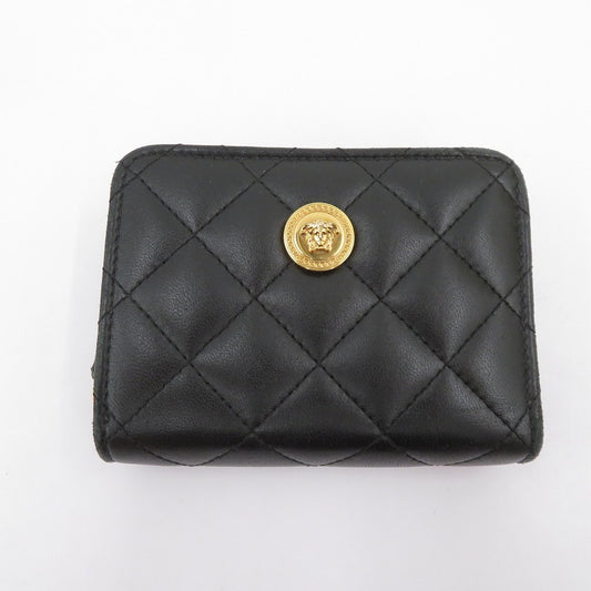 VERSACE | ヴェルサーチ 二つ折り財布 ブラック【瀬戸大橋店】