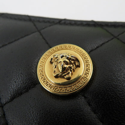 VERSACE | ヴェルサーチ 二つ折り財布 ブラック【瀬戸大橋店】