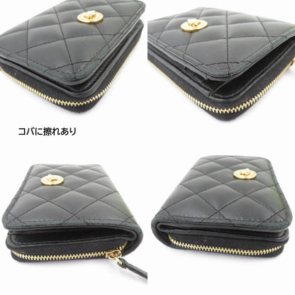 VERSACE | ヴェルサーチ 二つ折り財布 ブラック【瀬戸大橋店】