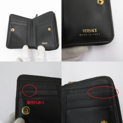 VERSACE | ヴェルサーチ 二つ折り財布 ブラック【瀬戸大橋店】