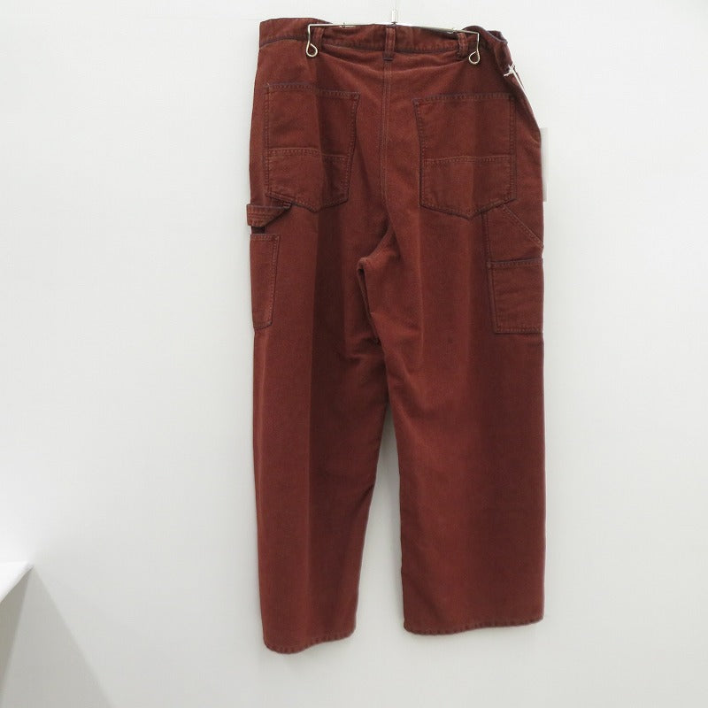 COOTIE | クーティー Grainy Denim Double Knee Painter Pants パンツ CTE-26S120 ペインターパンツ ブラウン サイズ：L【瀬戸大橋店】