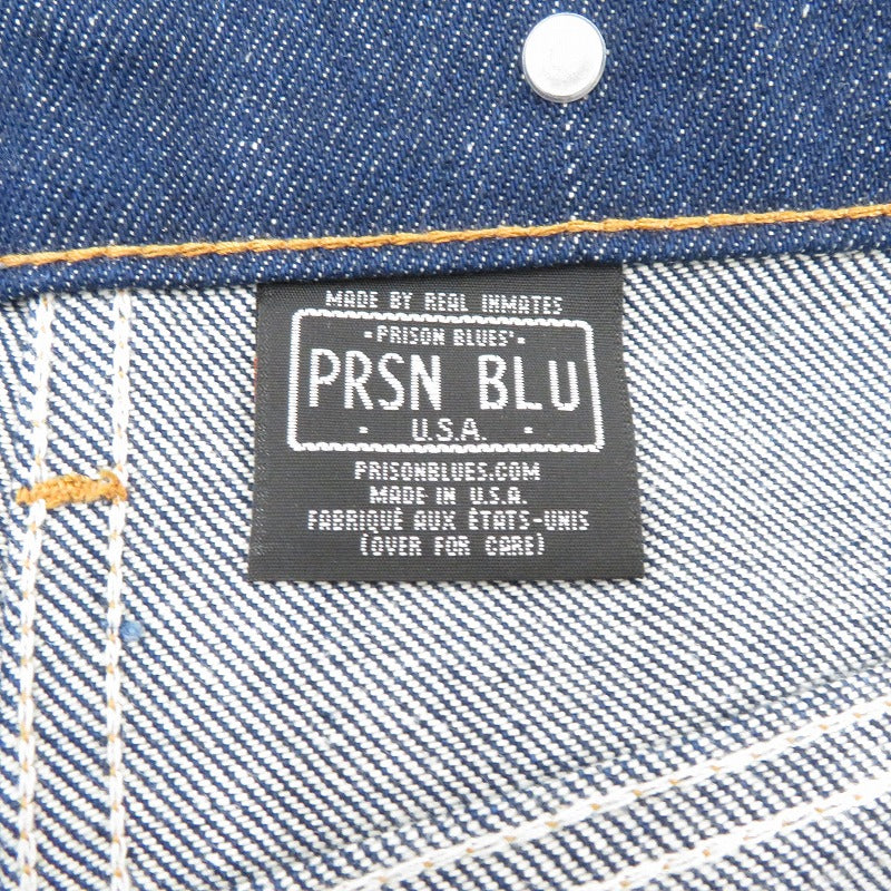 PRISON BLUES/ダブルニー 7ポケット ワークデニムパンツ デニムパンツ 127511 ブルー サイズ：29【瀬戸大橋店】