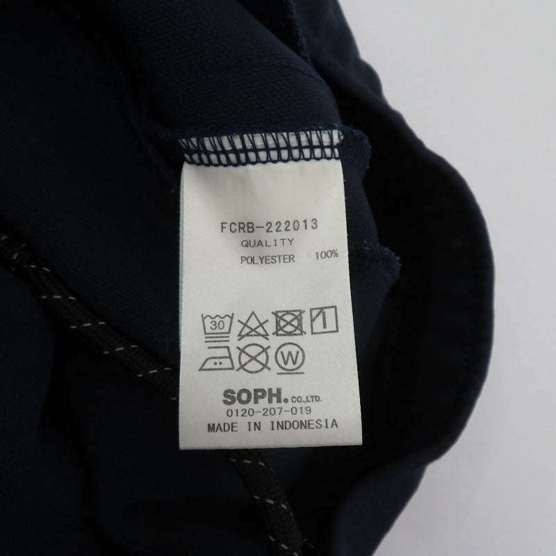 FCRB | エフシーアールビー TRAINING TRACK RIBBED PANTS トラックパンツ パンツ FCRB-222013 ネイビー サイズ：S【瀬戸大橋店】