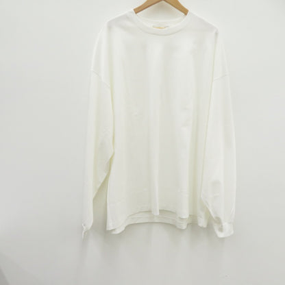 COOTIE | クーティー Spanish Pima Boxy L/S Tee 長袖Ｔシャツ CTE-26S311 ホワイト サイズ：L【瀬戸大橋店】