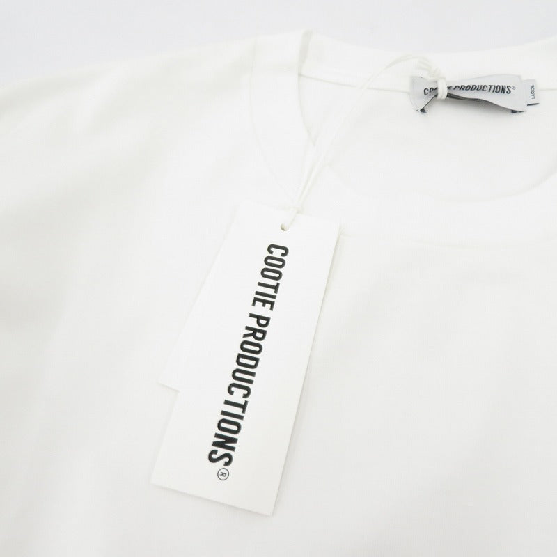 COOTIE | クーティー Spanish Pima Boxy L/S Tee 長袖Ｔシャツ CTE-26S311 ホワイト サイズ：L【瀬戸大橋店】