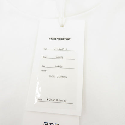 COOTIE | クーティー Spanish Pima Boxy L/S Tee 長袖Ｔシャツ CTE-26S311 ホワイト サイズ：L【瀬戸大橋店】