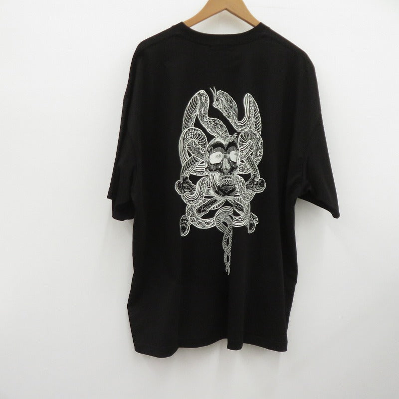 ANTIDOTE BUYERS CLUB | アンチドートバイヤーズクラブ ASIC Oversized S/S Tee 半袖Ｔシャツ ABCSS26CT04 ブラック サイズ：XL【瀬戸大橋店】