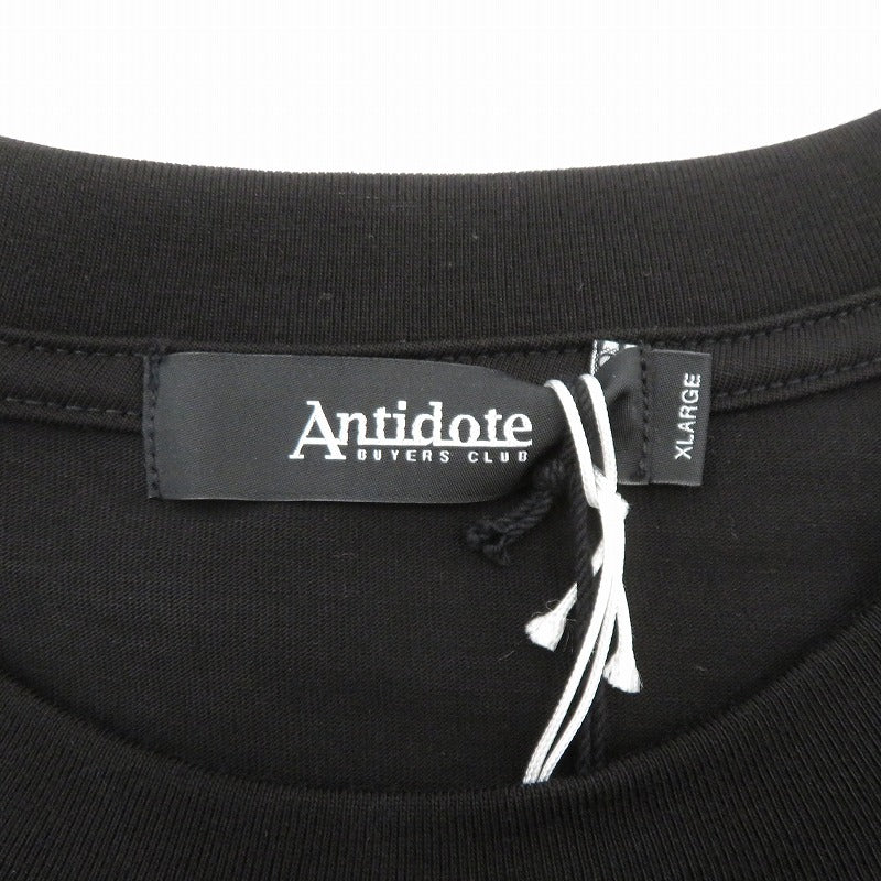 ANTIDOTE BUYERS CLUB | アンチドートバイヤーズクラブ ASIC Oversized S/S Tee 半袖Ｔシャツ ABCSS26CT04 ブラック サイズ：XL【瀬戸大橋店】