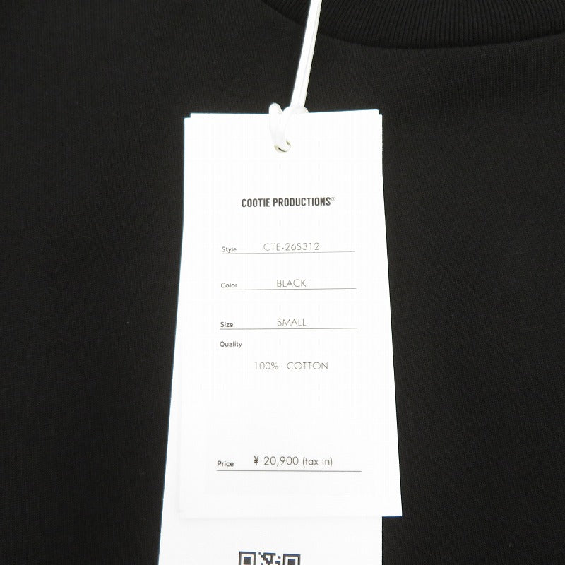 COOTIE | クーティー Spanish Pima Boxy S/S Tee 半袖Ｔシャツ CTE-26S312 ブラック サイズ：S【瀬戸大橋店】