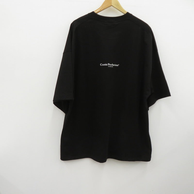 COOTIE | クーティー Spanish Pima Boxy S/S Tee 半袖Ｔシャツ CTE-26S312 ブラック サイズ：XL【瀬戸大橋店】