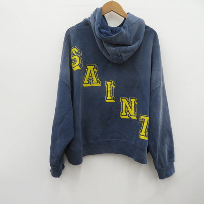 SAINT MICHAEL | セントマイケルセイントマイケル ANGEL HOODIE パーカー SM-YS1-0000-044 ヴィンテージ加工 ネイビー サイズ：M【瀬戸大橋店】