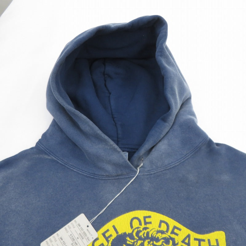 SAINT MICHAEL | セントマイケルセイントマイケル ANGEL HOODIE パーカー SM-YS1-0000-044 ヴィンテージ加工 ネイビー サイズ：M【瀬戸大橋店】