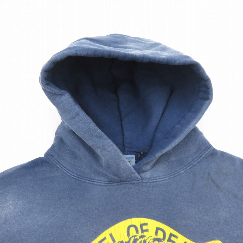 SAINT MICHAEL | セントマイケルセイントマイケル ANGEL HOODIE パーカー SM-YS1-0000-044 ヴィンテージ加工 ネイビー サイズ：M【瀬戸大橋店】