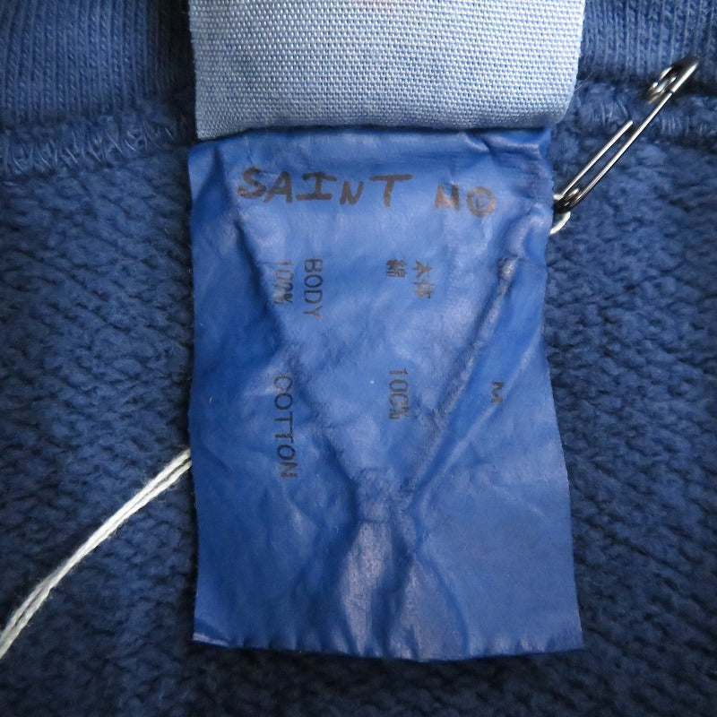 SAINT MICHAEL | セントマイケルセイントマイケル ANGEL HOODIE パーカー SM-YS1-0000-044 ヴィンテージ加工 ネイビー サイズ：M【瀬戸大橋店】