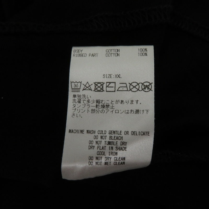 GOD SELECTION XXX | ゴッドセレクショントリプルエックス ×NUMBER (N)INE T-Shirt 半袖Ｔシャツ ブラック サイズ：XXL【瀬戸大橋店】