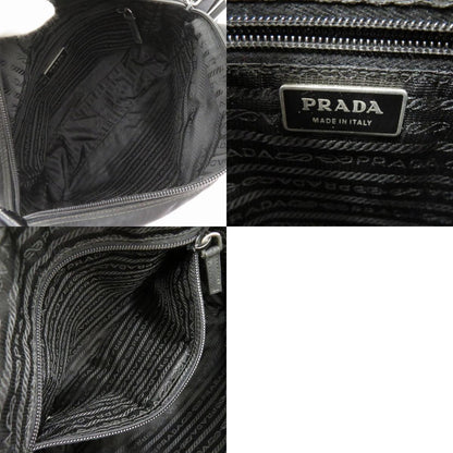 PRADA | プラダ テスート トライアングルロゴ ショルダーバッグ ブラック【瀬戸大橋店】