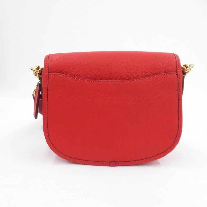 COACH | コーチ ウィロウ サドル バッグ ショルダーバッグ E2272-CA094 ペブルドレザー レッド【瀬戸大橋店】