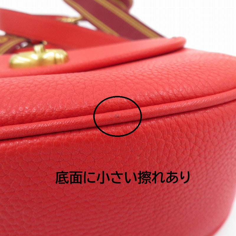 COACH | コーチ ウィロウ サドル バッグ ショルダーバッグ E2272-CA094 ペブルドレザー レッド【瀬戸大橋店】