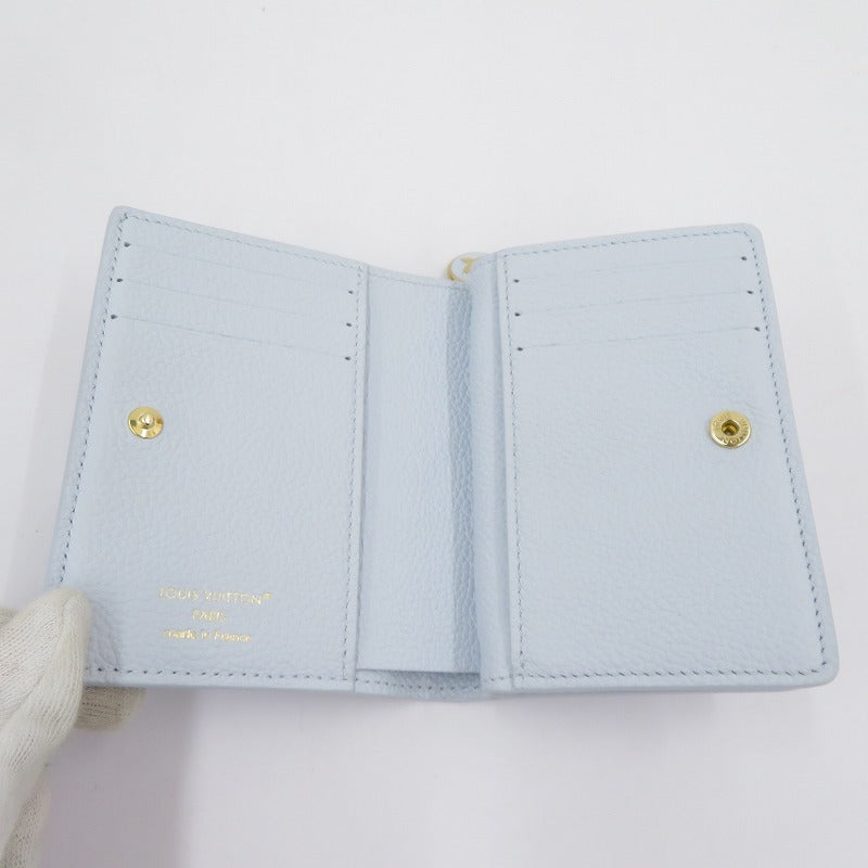 LOUIS VUITTON | ルイ・ヴィトン ポルトフォイユ・クレア 二つ折り財布 M14656 モノグラム アンプラント ブルー【瀬戸大橋店】