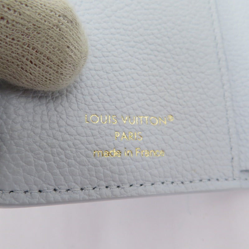 LOUIS VUITTON | ルイ・ヴィトン ポルトフォイユ・クレア 二つ折り財布 M14656 モノグラム アンプラント ブルー【瀬戸大橋店】