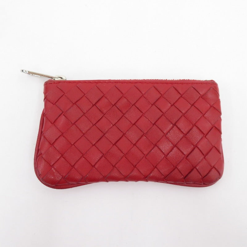 BOTTEGA VENETA | ボッテガヴェネタ イントレチャート キーリング付き コインケース 131232 レッド【瀬戸大橋店】