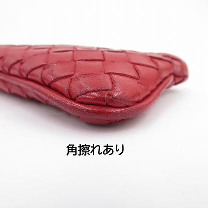 BOTTEGA VENETA | ボッテガヴェネタ イントレチャート キーリング付き コインケース 131232 レッド【瀬戸大橋店】