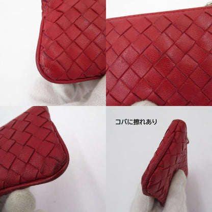 BOTTEGA VENETA | ボッテガヴェネタ イントレチャート キーリング付き コインケース 131232 レッド【瀬戸大橋店】