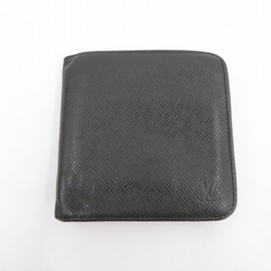 LOUIS VUITTON | ルイ・ヴィトン ポルトビエ・モネ ジップ 二つ折り財布 M30672 タイガ ブラック【瀬戸大橋店】