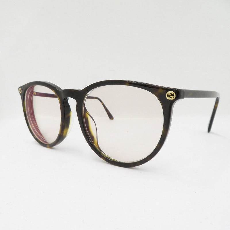 GUCCI | グッチ ※度入り メガネ GG0027OA サイズ：52□19 145 ブラウン【瀬戸大橋店】