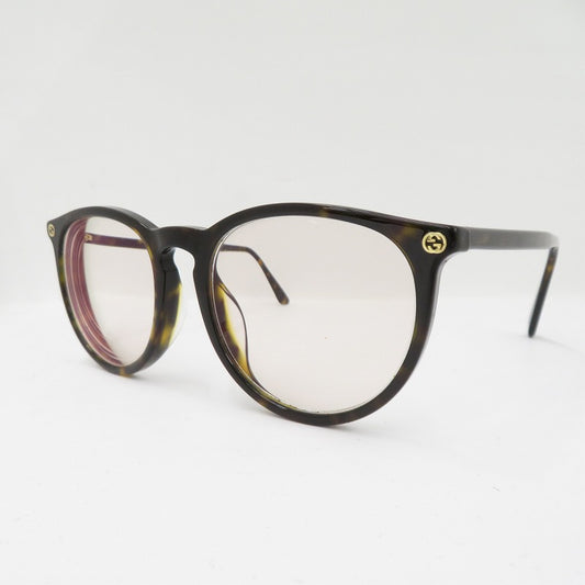 GUCCI | グッチ ※度入り メガネ GG0027OA サイズ：52□19 145 ブラウン【瀬戸大橋店】