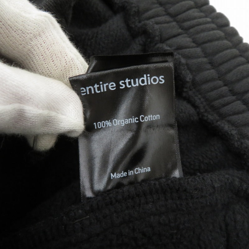 entire studios HEAVY DROP SHORT ショートパンツ ES2256 ブラック サイズ：M【瀬戸大橋店】