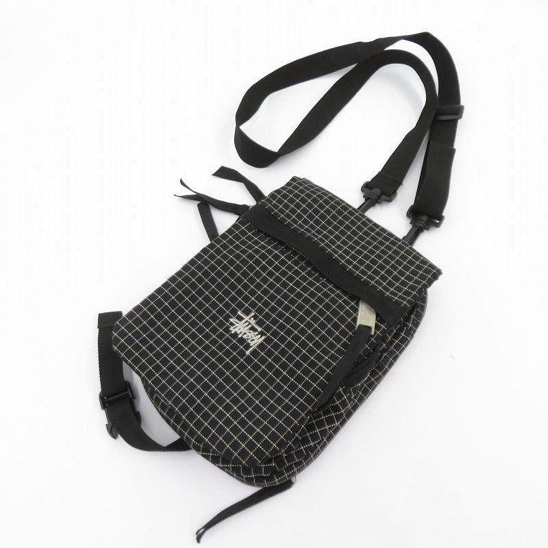STUSSY | ステューシー 90S 紺タグ ショルダーバッグ ブラック【瀬戸大橋店】