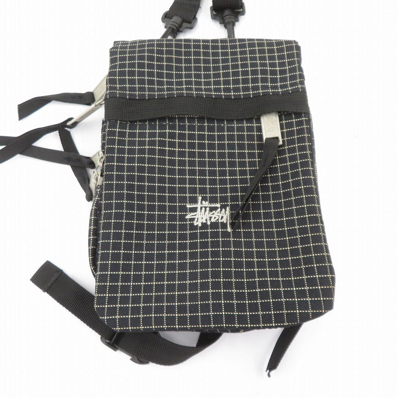 STUSSY | ステューシー 90S 紺タグ ショルダーバッグ ブラック【瀬戸大橋店】