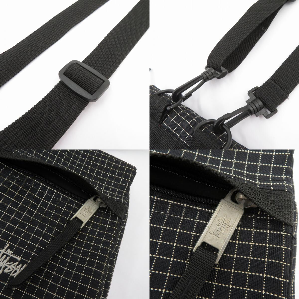 STUSSY | ステューシー 90S 紺タグ ショルダーバッグ ブラック【瀬戸大橋店】