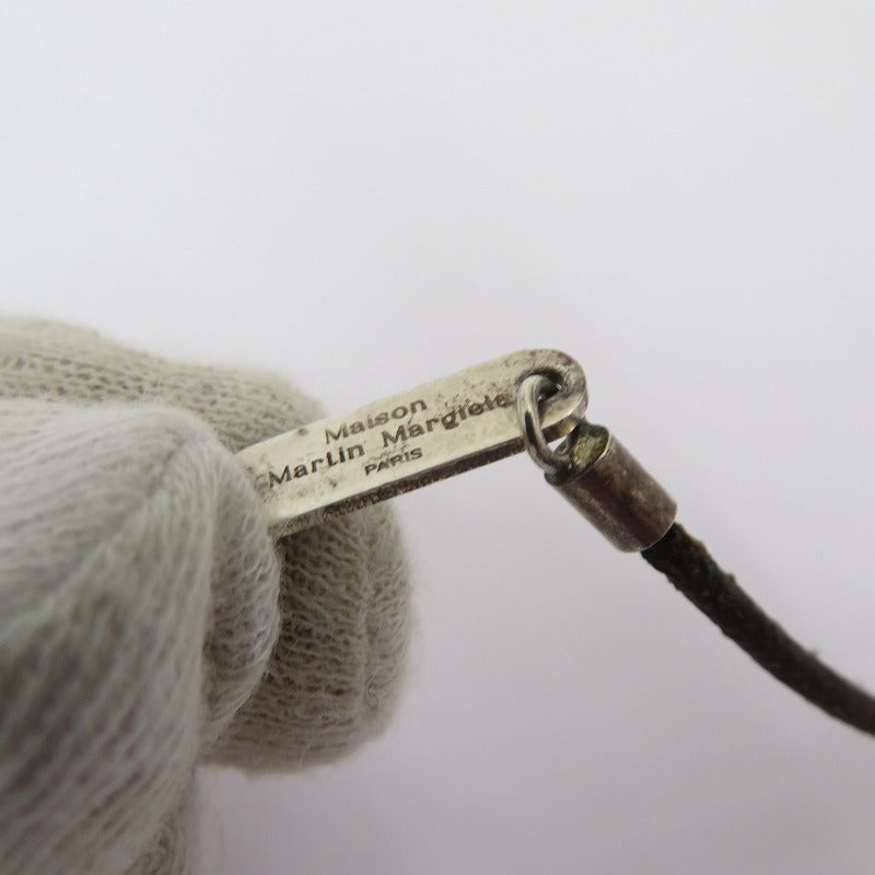 Maison Martin Margiela | メゾンマルタンマルジェラ レザーコード ネックレス ブラック【瀬戸大橋店】