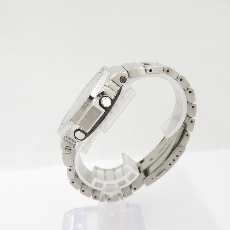 G-SHOCK | ジーショック FULL METAL アナデジ 電波ソーラー 腕時計 GM-B2100SD-1AJF シルバー 文字盤ブラック【瀬戸大橋店】