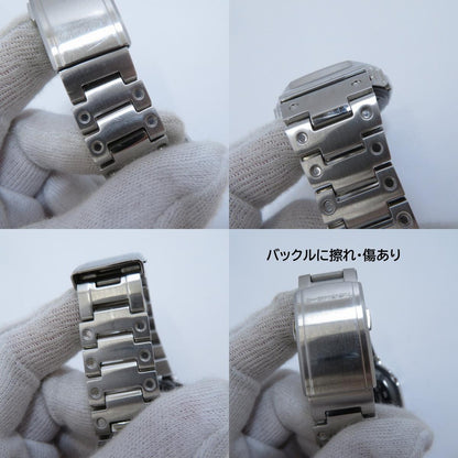 G-SHOCK | ジーショック FULL METAL アナデジ 電波ソーラー 腕時計 GM-B2100SD-1AJF シルバー 文字盤ブラック【瀬戸大橋店】