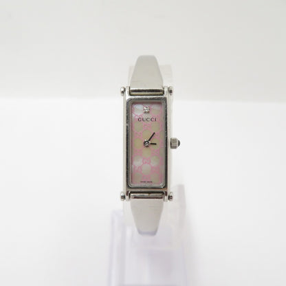 GUCCI | グッチ 1P 1500L アナログクォーツ 腕時計 YA015562 ピンク 文字盤ピンク×ベージュ【瀬戸大橋店】
