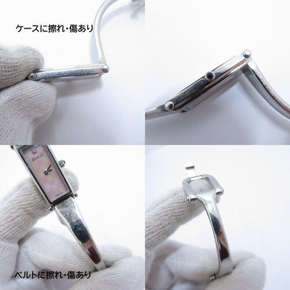 GUCCI | グッチ 1P 1500L アナログクォーツ 腕時計 YA015562 ピンク 文字盤ピンク×ベージュ【瀬戸大橋店】