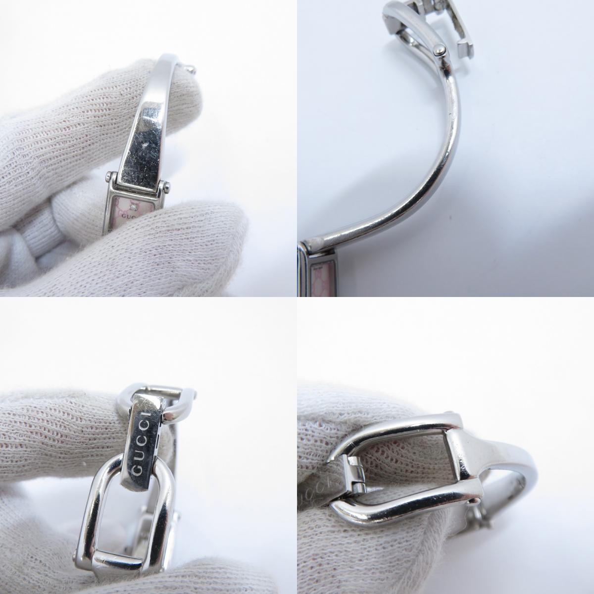 GUCCI | グッチ 1P 1500L アナログクォーツ 腕時計 YA015562 ピンク 文字盤ピンク×ベージュ【瀬戸大橋店】