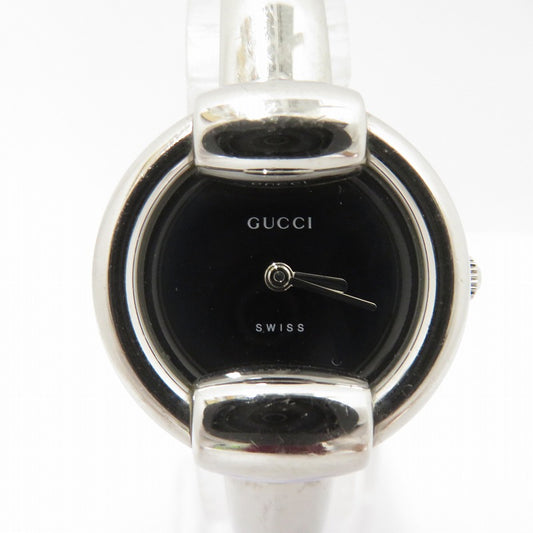 GUCCI | グッチ アナログクォーツ 腕時計 1400L シルバー 文字盤ブラック【瀬戸大橋店】