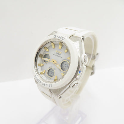 Baby-G | ベイビージー G-MS アナデジ 電波ソーラー 腕時計 MSG-W100-7AJF ホワイト【瀬戸大橋店】