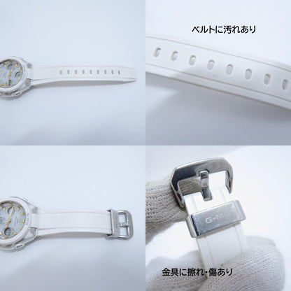 Baby-G | ベイビージー G-MS アナデジ 電波ソーラー 腕時計 MSG-W100-7AJF ホワイト【瀬戸大橋店】