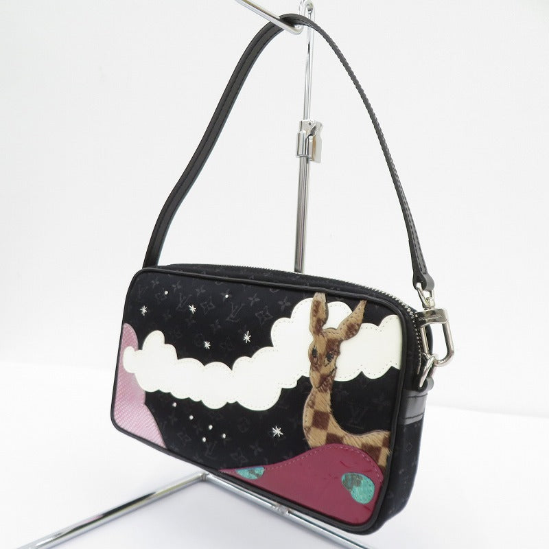 LOUIS VUITTON | ルイ・ヴィトン ポシェット・コント ドゥ フェ ハンドバッグ M92275 ブラック【瀬戸大橋店】