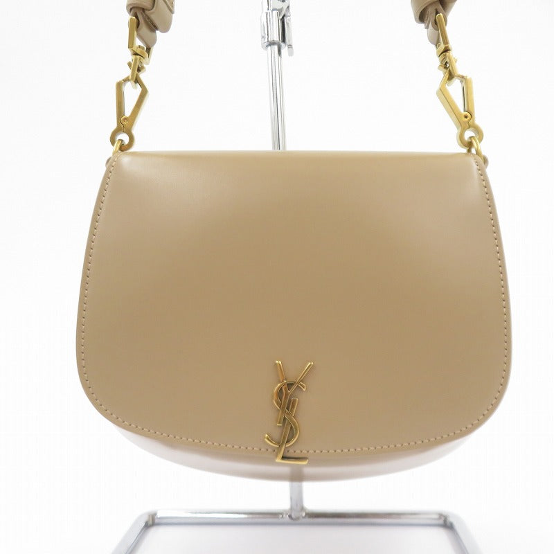 SAINT LAURENT | サンローラン ミニ ヴォルテール トップハンドルバッグ ハンドバッグ 800846 ベージュ【瀬戸大橋店】