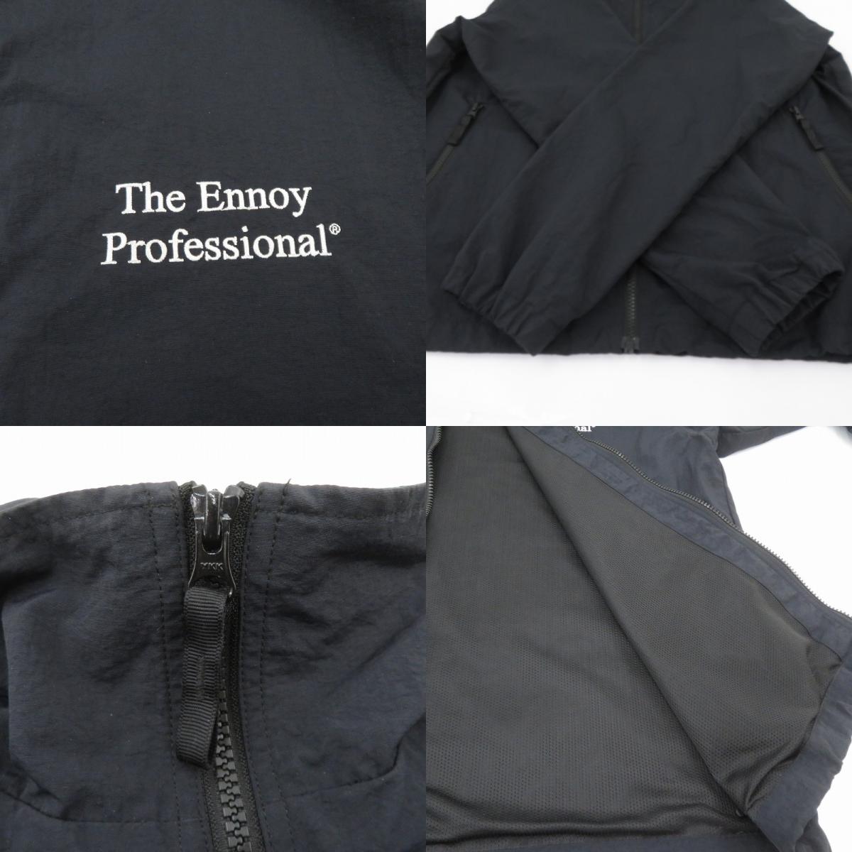 The Ennoy Professional × Stylistshibutsu ナイロンジャケット SS21BRENJK01LV ブラック サイズ：M【瀬戸大橋店】