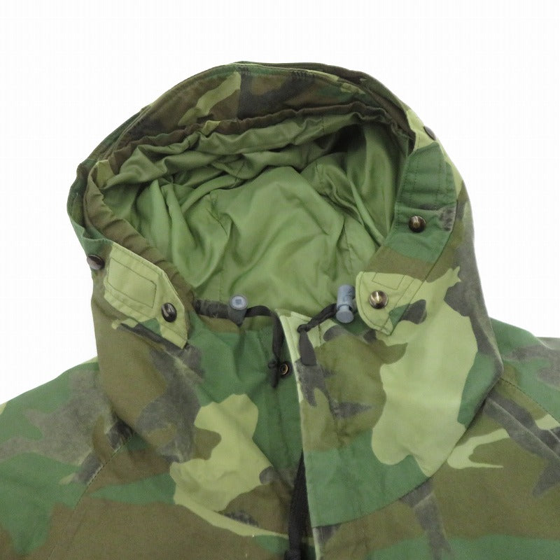 MILITARY衣料 | ミリタリーイリョウ PARKA COLD WEATHER カモ ミリタリージャケット 8415-01-228-1316 グリーン サイズ：M【瀬戸大橋店】