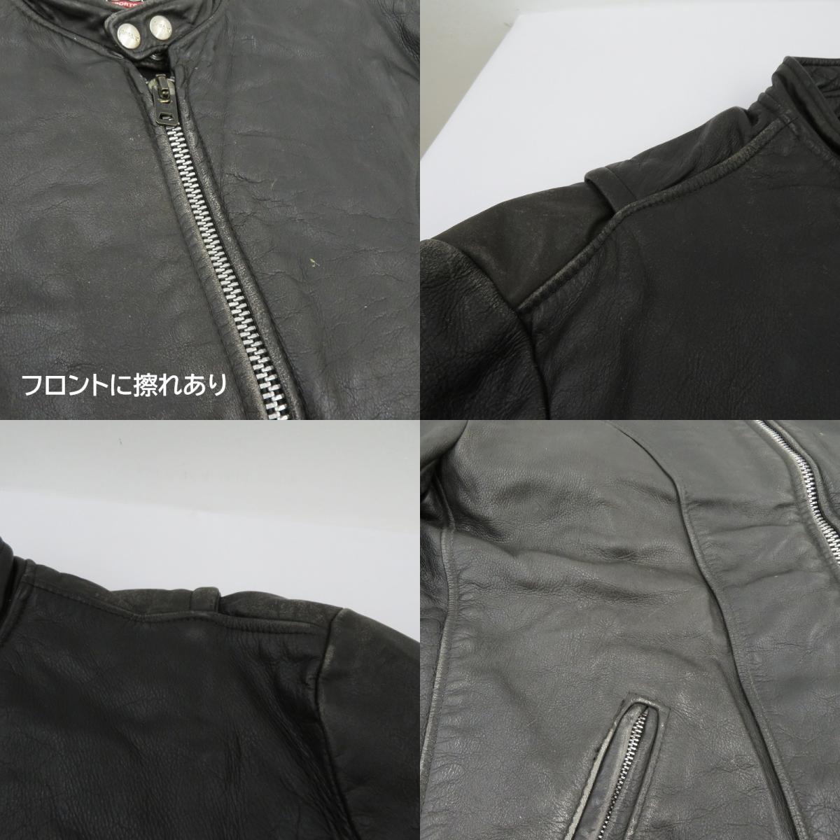 BROOKS | ブルックス シングルライダース ジャケット レザー ブラック サイズ：44【瀬戸大橋店】