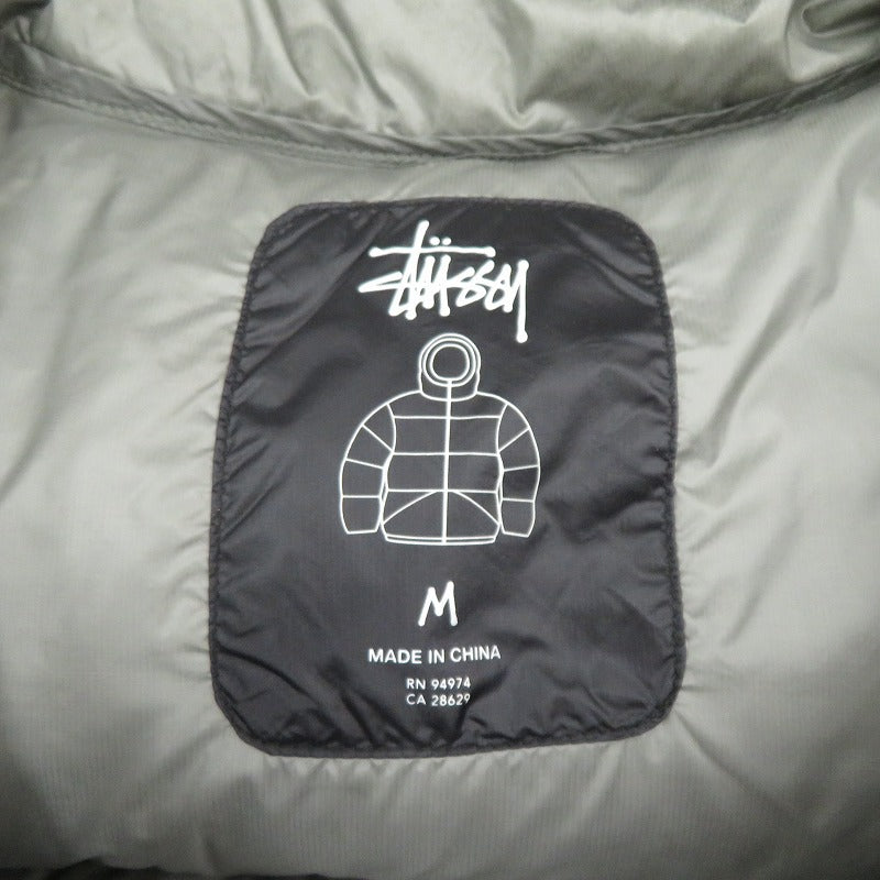 STUSSY | ステューシー MICRO RIPSTOP DOWN PARKA ダウンジャケット 115685 ブラック サイズ：M【瀬戸大橋店】